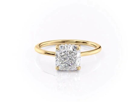 The Maia Set With A 2 Carat Cushion Lab Diamond Fashion