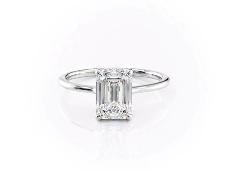 The Maia Set With A 1 Carat Emerald Lab Diamond Hot on Sale