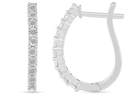 .10ctw Diamond Hoop Earrings Supply