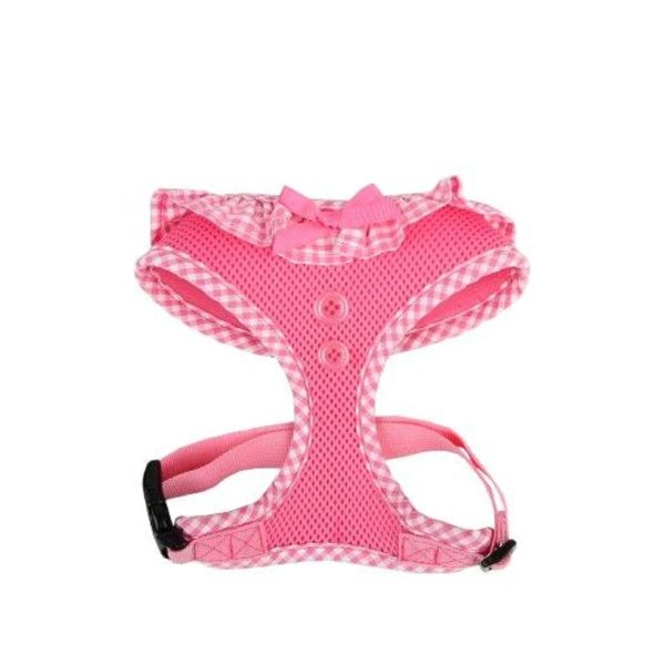 Puppia Gingham Harness - Pink Discount