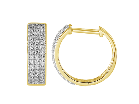 1 4ctw Diamond Hoop Earrings For Cheap