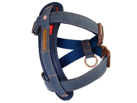 EzyDog Chest Plate Harness - Denim Online Sale