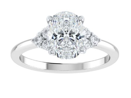 1.40ctw Certified Lab Grown Diamond Engagement Ring Hot on Sale