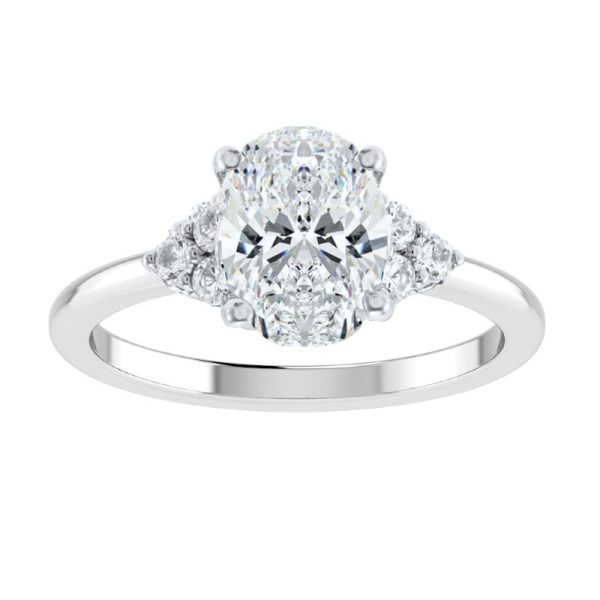 1.40ctw Certified Lab Grown Diamond Engagement Ring Hot on Sale