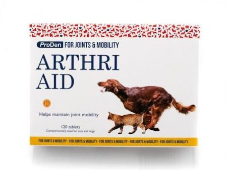 ArthriAid Omega Tablets (pack of 120) for Cats and Dogs on Sale