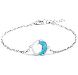 Sea Life Wave Anklet Hot on Sale