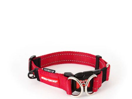 EzyDog Double Up Collar - Red Fashion