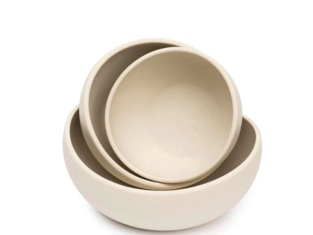 Fuzzyard Life Silicone Bowl - Sandstone Cheap