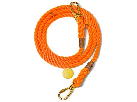 Found My Animal New York Rope Adjustable - Rescue Orange For Discount