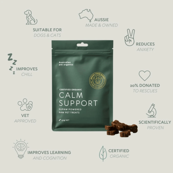 APOrganics Calm Support Dog Treats - 150g Cheap