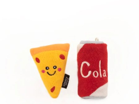 Zippy Claws Nomnomz Cat Toy - Pizza And Cola For Discount