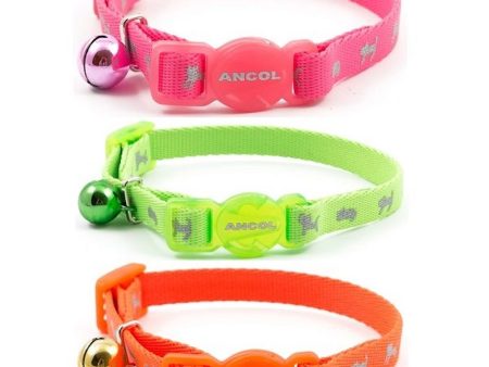 Ancol Hi Vis Safety Buckle Kitten Collar For Sale