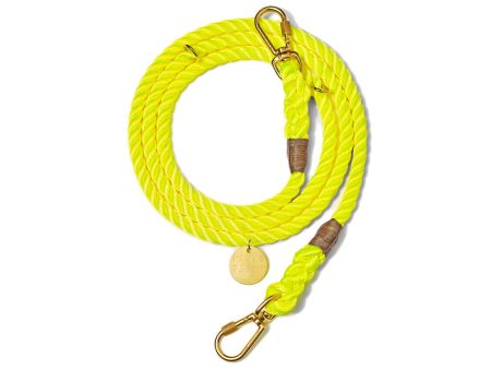 Found My Animal New York Rope Adjustable - Neon Yellow For Sale