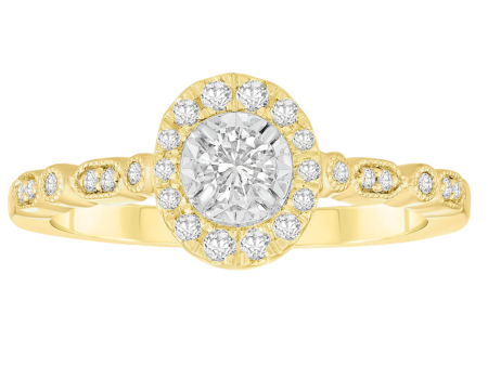 1 3ctw Diamond Halo Engagement Ring Online Hot Sale