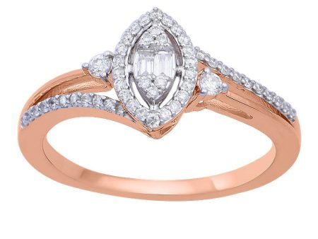 1 4ctw Diamond Marquise Halo Engagement Ring For Cheap