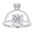 2.08ctw Certified Lab-Grown Diamond Hidden Halo Engagement Ring Fashion