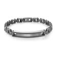 Italgem Men s 8.5  IP Steel ID Bracelet Online