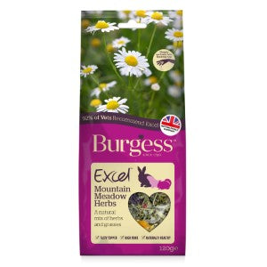 Burgess Excel Mountain Meadow Herbs 120g Supply