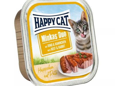 HAPPY CAT Minkas Duo Beef & Rabbit Discount