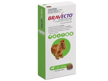 Bravecto Tick & Flea - Dogs 10 to 20kg Hot on Sale