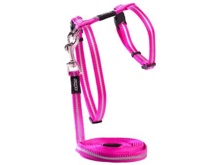 Rogz Alleycat Catz Harness & Leash  - Pink Supply