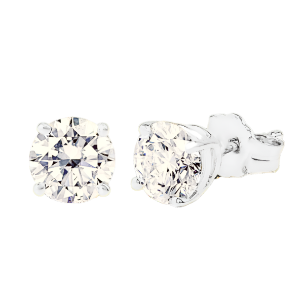 1-1 2ctw Certified Lab Grown Diamond Stud Earrings on Sale