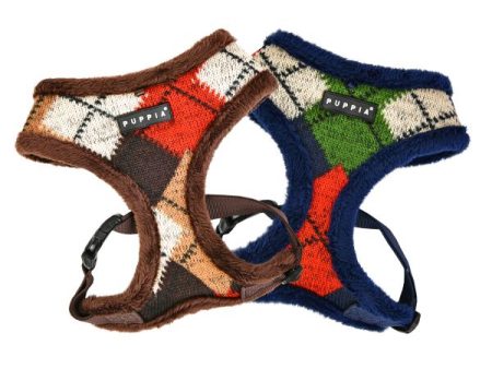 PUPPIA CHECKERED PATTERN HARNESS PLUS LEAD For Cheap