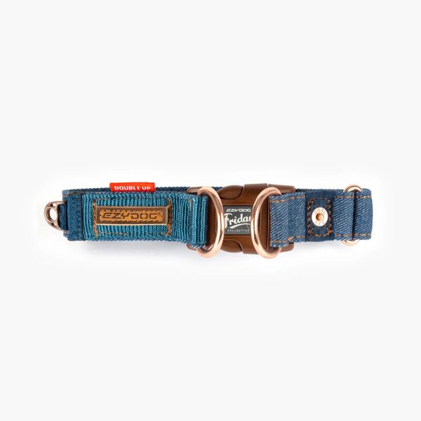 EzyDog Double Up Collar - Denim Online Sale