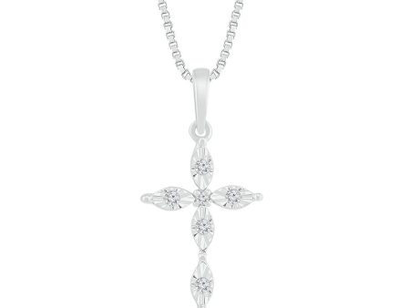 .06ctw Diamond Cross Pendant on Sale