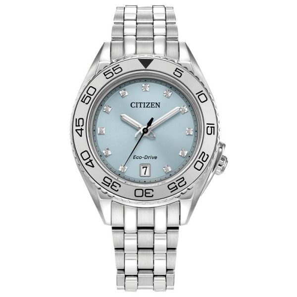 Citizen Stainless Steel Sport Luxury Women s Watch For Sale