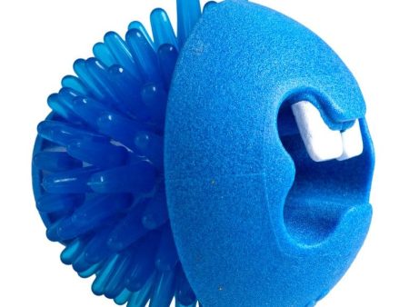 Rogz Fred Treat Ball Dog Toy - Blue Discount