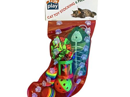 Kitty Play Xmas Stocking! - 6 Toys Fashion