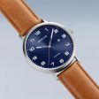 Bering Men s Titanium Blue Dial Watch Online Sale