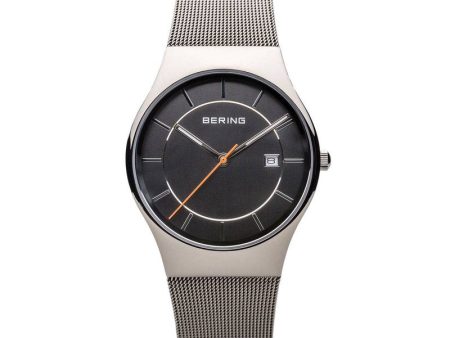 Bering Men s Grey Dial Watch Discount