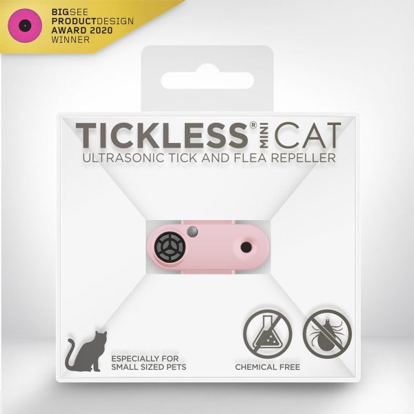 TICKLESS Mini Cat - The new generation of chemical-free ultrasonic tick and flea repellent on Sale