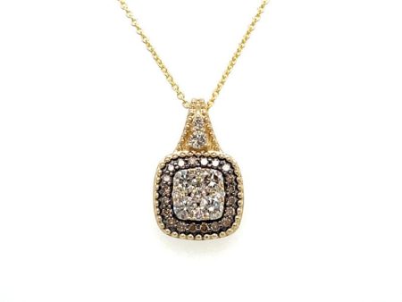 Le Vian Chocolate Diamond® Halo Pendant Sale