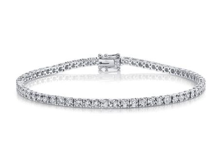 Shy Creation 1ctw Diamond Tennis Bracelet Sale