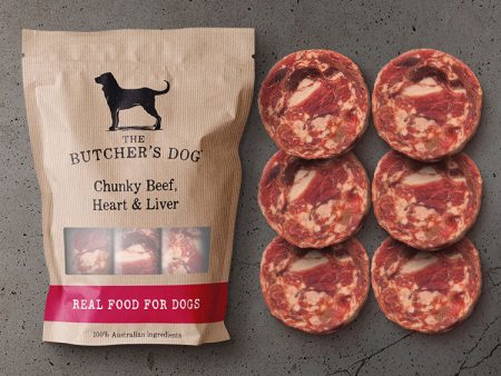 The Butchers Dog - Chunky Beef Heart & Liver Online