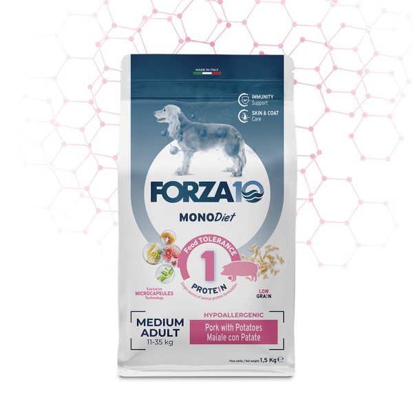 Forza10 Diet Medium pork and potato 1.5kg Supply