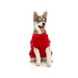 Fuzzyard Track Sweater - Red   Navy Fashion