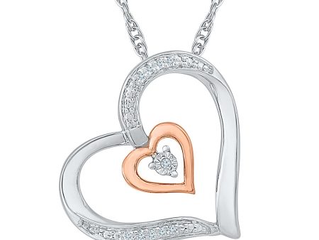 .10ctw Diamond Heart Pendant For Discount