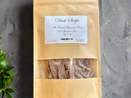 All Natural Gourmet Treats - Duck Strips 100g Online