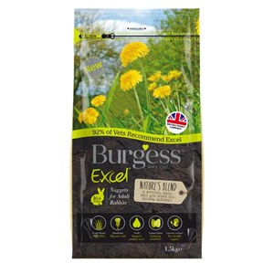 Burgess Excel Rabbit Natures Blend 1.5kg Supply