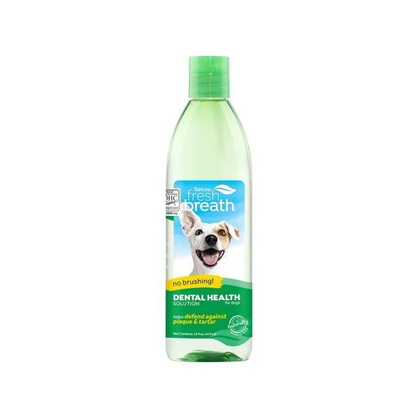 Tropiclean Fresh Breath Dental Health Solution For Dogs - 473ml Online now