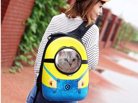 Portable Minions Pet Carrier  Dog cat Backpack Sale