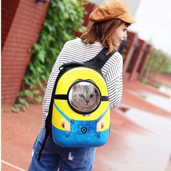 Portable Minions Pet Carrier  Dog cat Backpack Sale