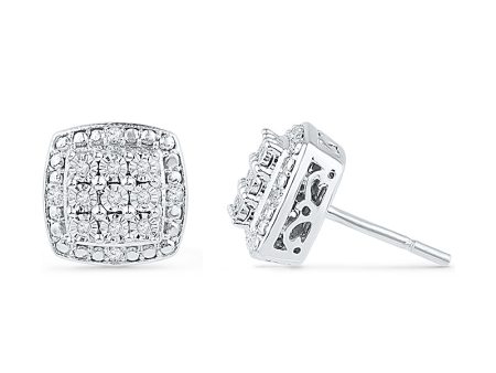 .10ctw Diamond Cluster Stud Earrings Hot on Sale