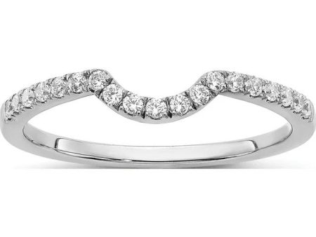 1 4ctw Curved Diamond Wedding Band Online Hot Sale