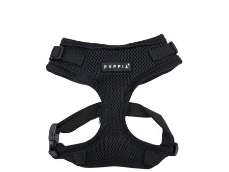 Puppia Soft Mesh Breathable Rite Fit Dog Harness - Black Supply