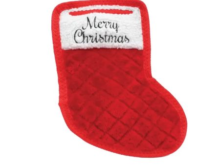 ZippyPaws Holiday Flatty Z-Stitch Stocking Dog Toy - Christmas Hot on Sale